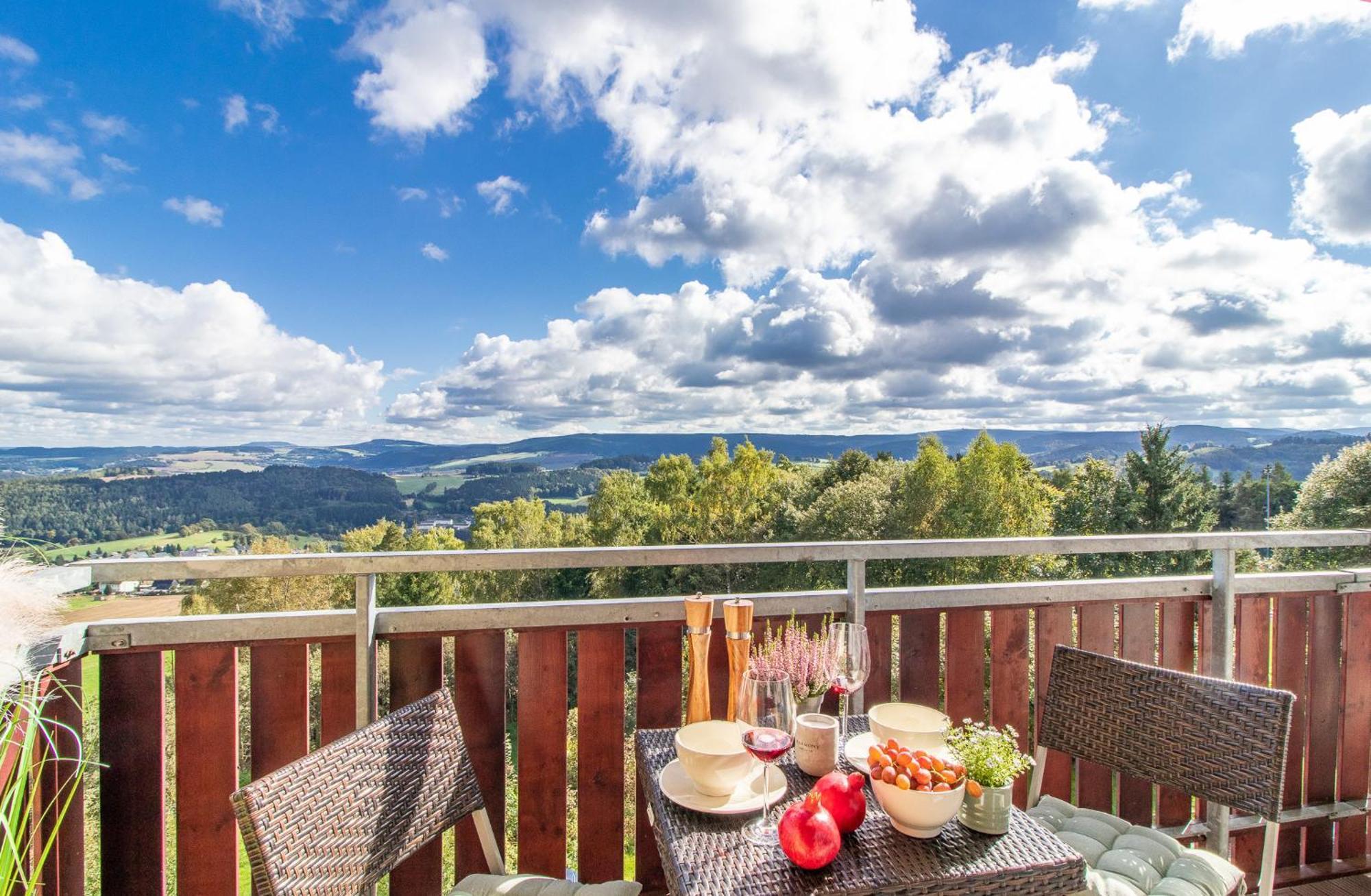 Apartment Bergliebe I Balkon I Aufzug I Stellplatz Schwarzenberg  Buitenkant foto